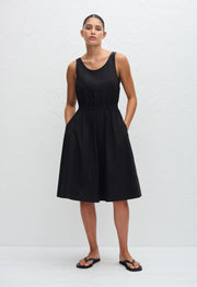Tank Midi Dress - Black - Matteau